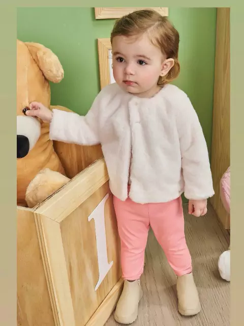 Casaco Em Pelo Liso Menina Infanti