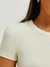 Cropped Básico Feminino Cropped em Ribana Canelada Hering - comprar online