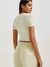 Cropped Básico Feminino Cropped em Ribana Canelada Hering na internet