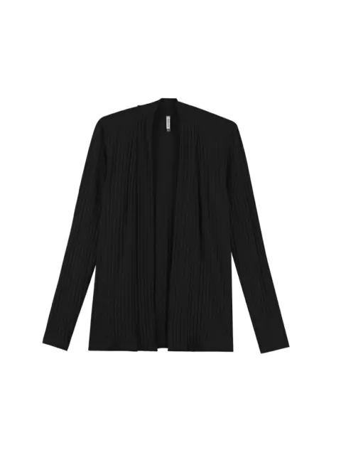 Conjunto Feminino Cardigan e Regata Canelado Marialícia