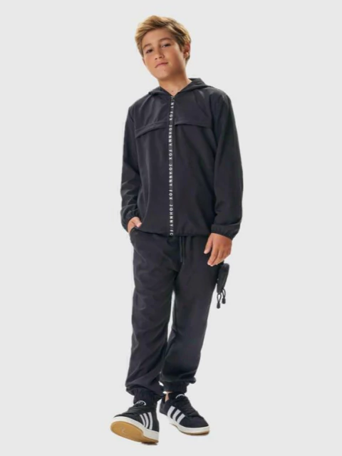 Conjunto Jaqueta Corta Vento e Calça Jogger Johnny Fox