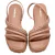 Sandália Moleca Feminina Brilho Strass Tratorada Ref:5475112 - loja online