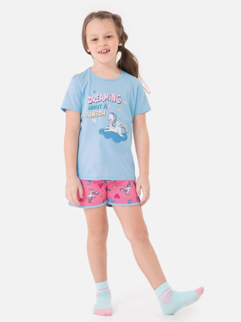 Pijama Curto Malwee Femenino