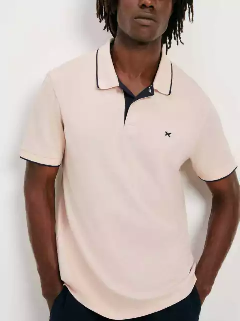 Camisa Polo Básica Masculina Regular Em Piquet Com Bordado Hering