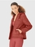 Jaqueta Puffer Feminina Esportiva Com Capuz Enfim
