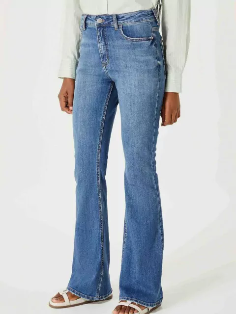 Calca Jeans Feminina Flare Hering