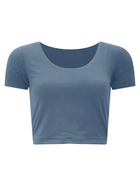 Blusa de algodão pima Lunender