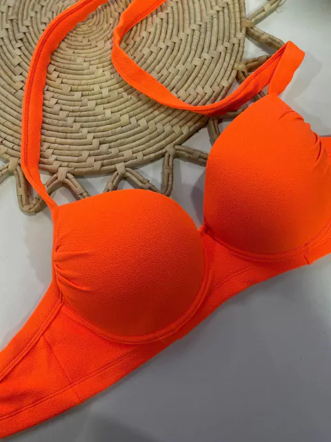 Top Biquini Plus Size Texturizado Arsie