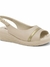 Anabela Com Fivela Almond/Ouro Comfortflex 2486404