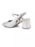 Slingback Salto Bloco Prata Ramarim 2417131 na internet