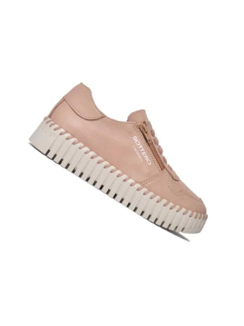 Tênis Bottero Casual Flatform Com Zíper 370402