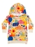 Vestido Moletom Com Capuz Menina Elian na internet