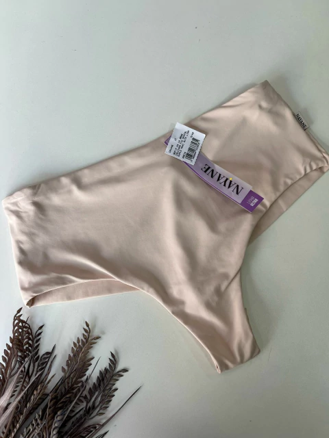 Calcinha Fio Dental Duplo Maxi Alta Lisa Nayane