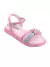 Sandália Infantil Pampili Flower Nó e Strass Rosa Chiclete 702032000 - comprar online
