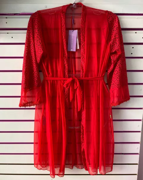 Robe Manga Longa Sensual Guipier Nayane