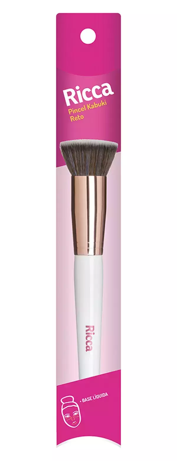 PINCEL RICCA ROSE GOLD KABUKI