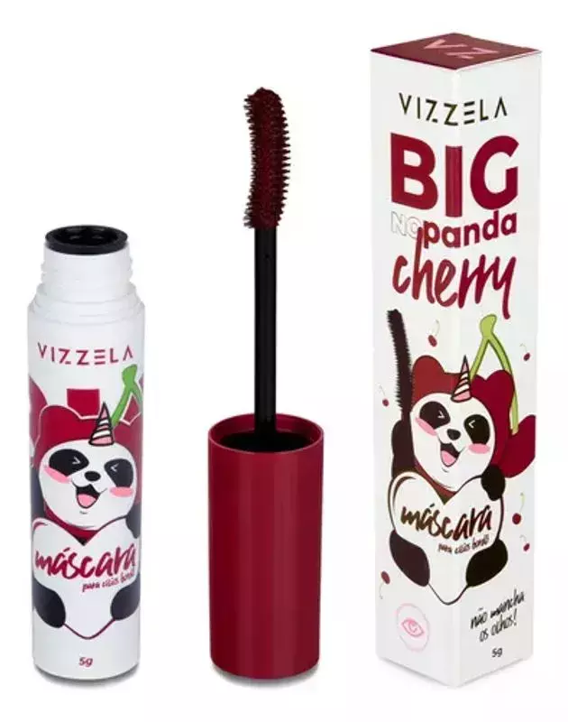 VIZZELA MASCARA PARA CÍLIOS BIG NO PANDA CHERRY - BORDT