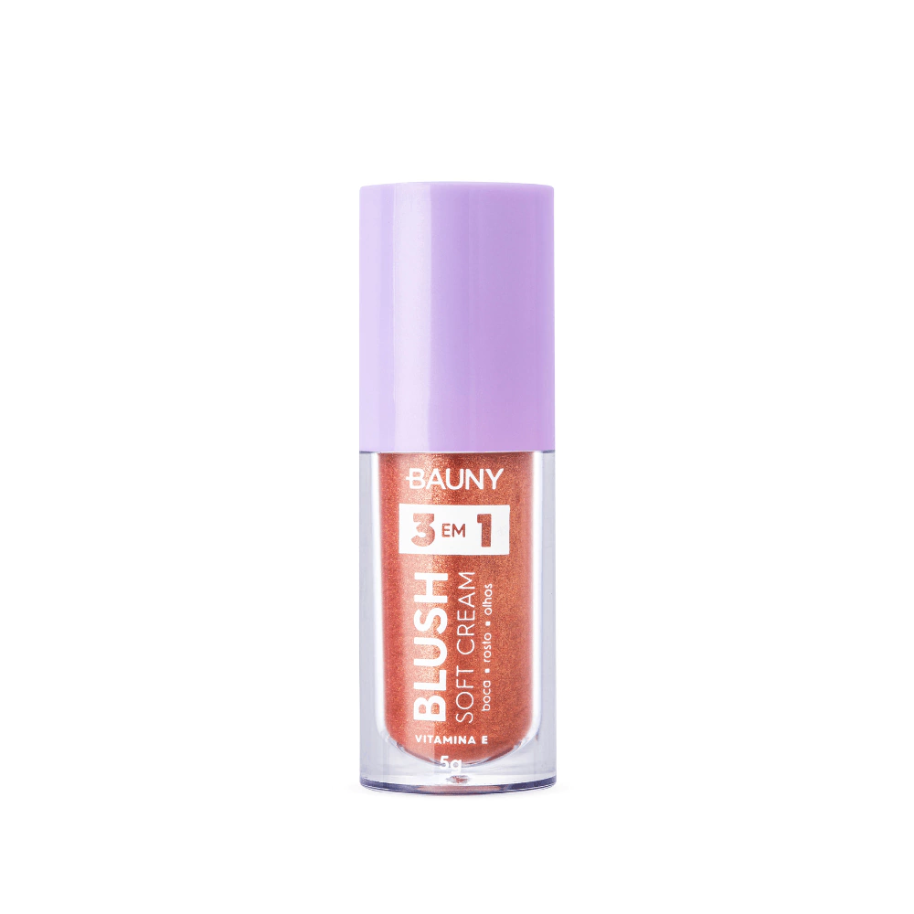 BAUNY BLUSH LIQ SOFT CREAM 3 EM 1 5G - BOSSY