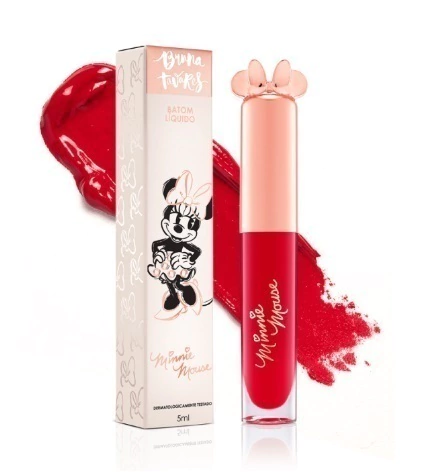 BATOM LÍQUIDO - MINNIE DRESS - COLEÇÃO MINNIE MOUSE - BRUNA TAVARES