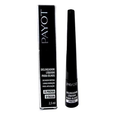 Delineador Líquido Olhos Payout Preto à Prova D'Água 2,5ml