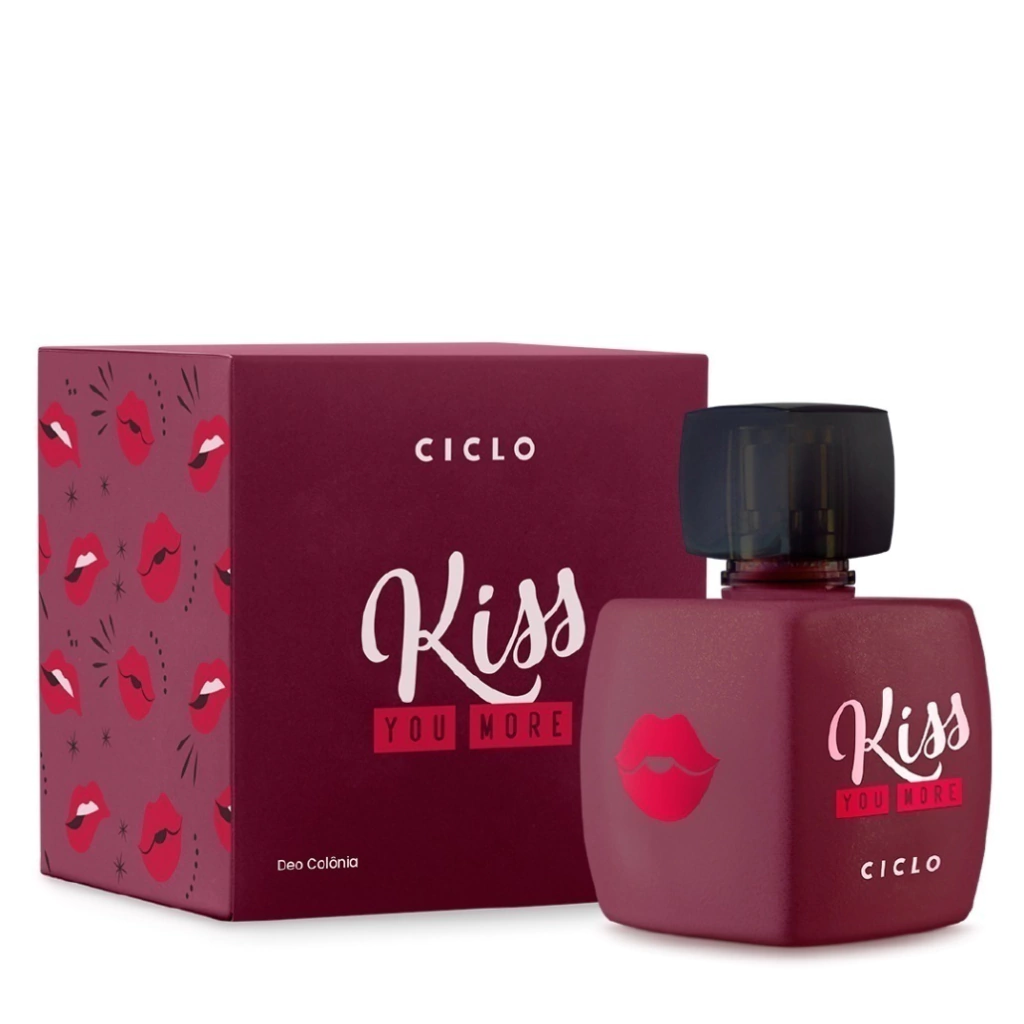 CICLO KISS YOU MORE DEO COLÔNIA CAIXA 100ML
