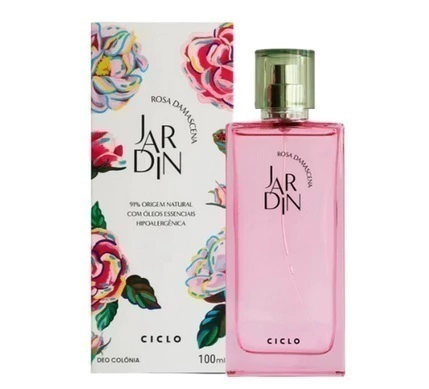 Deo Colônia Jardin Rosa Damascena 100ml Ciclo