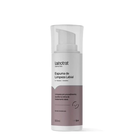 Espuma de Limpeza Labial Labotrat Dermo Skin 50ml Extrato de Aloe Vera