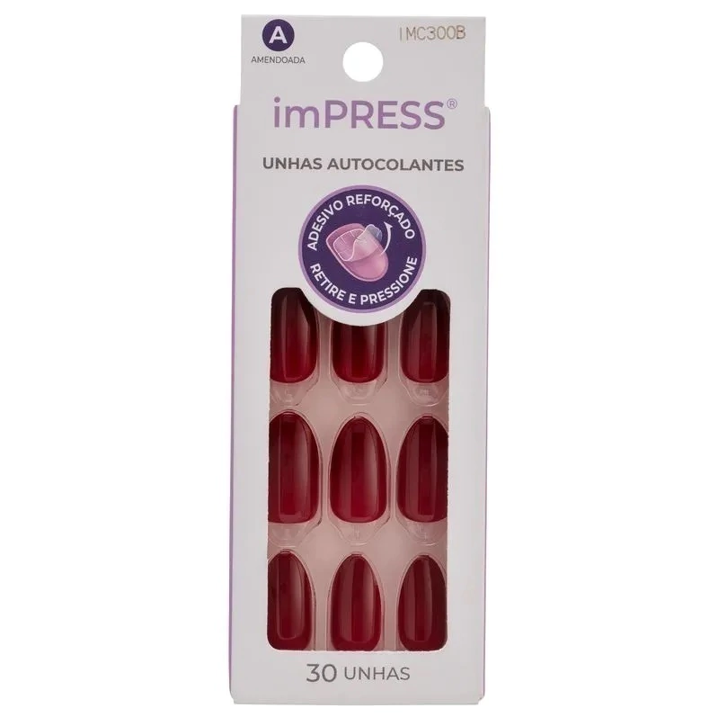 Unha Postiça imPress Unique Colors Warm Witches - Kiss New York