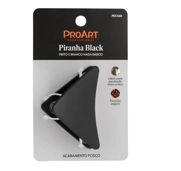 Piranha de Cabelo Triangular Preta - ProArt