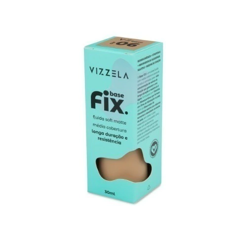BASE LÍQUIDA FIX COR 06 - VIZZELA