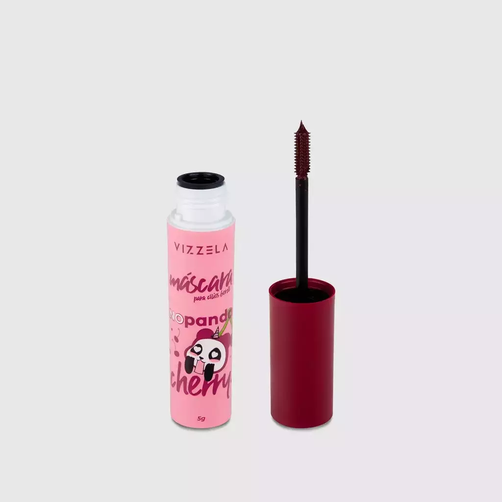 VIZZELA MASCARA PARA CILIOS NO PANDA CHERRY - BORDO
