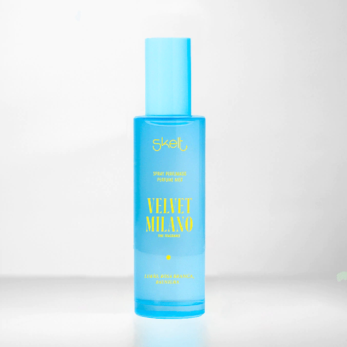 Pré venda - SPRAY PERFUMADO VELVET MILANO 100ML - AZUL - SKELT