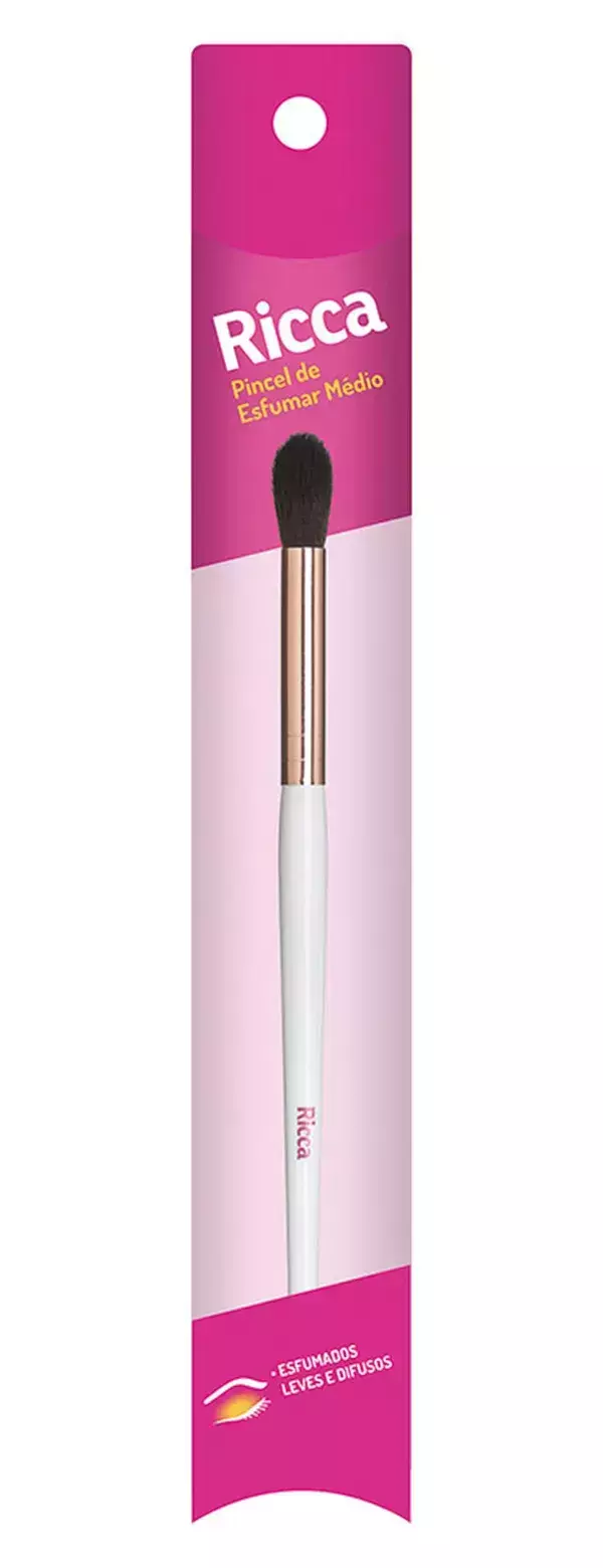PINCEL RICCA ROSE GOLD ESFUMAR MEDIO