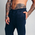 Calça de Moletom Oversized Navy Blue Thunder God na internet