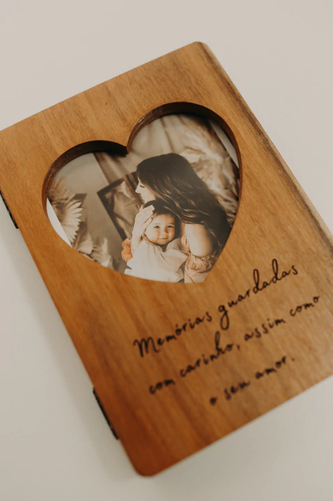 Porta Retrato - Fólio Janela Coração - Kit 5 Unidades - comprar online