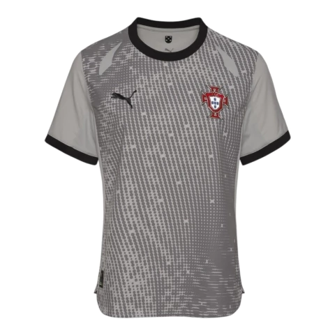 Camisa Seleção Portugal Goleiro 25/26 - Torcedor Puma Masculina - Cinza