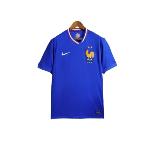 Camisa França I 24/25 - Torcedor Nike Masculina - Azul com detalhes em branco e vermelho