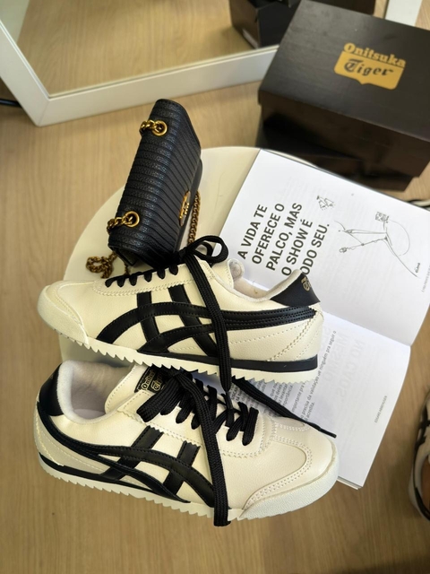 Tênis Asics Onitsuka Tiger Branco Preto - comprar online
