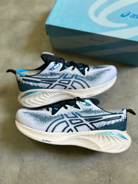 Tênis Asics Gel Branco e Azul - comprar online
