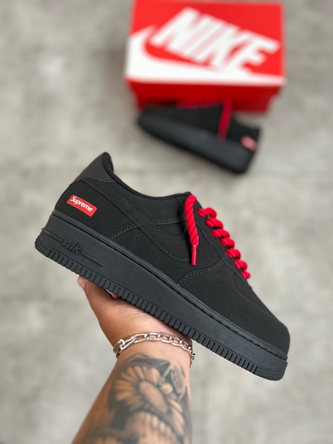 Tênis Air Force Preto Supreme