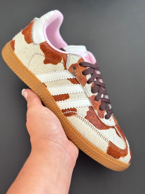 Tênis Samba Cow Print Marrom - comprar online