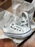 Tênis Converse All Star Couro Branco Plataforma - comprar online