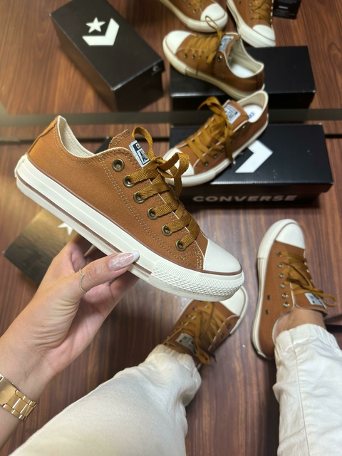 Tênis Converse All Star Lona Marrom
