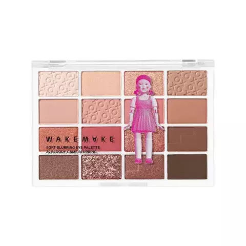 WAKEMAKE- Paleta de ojos con efecto difuminado suave Edición Juego del Calamar