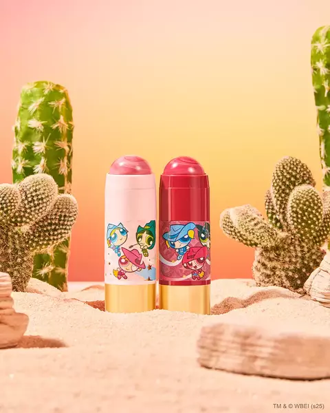 The Powerpuff Girls X Beauty Creations – Set de Rubores en Barra "Pretty Desperados"