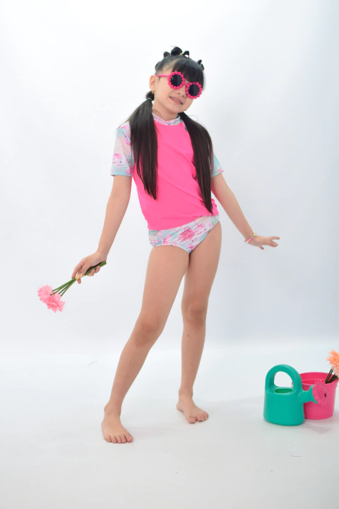 REMERA UPF50 FLAMENCO FUCSIA