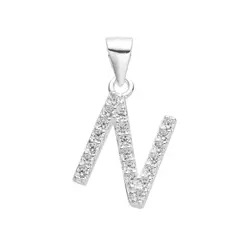 Collar Letra Micropave Grande - Musqui Joyas