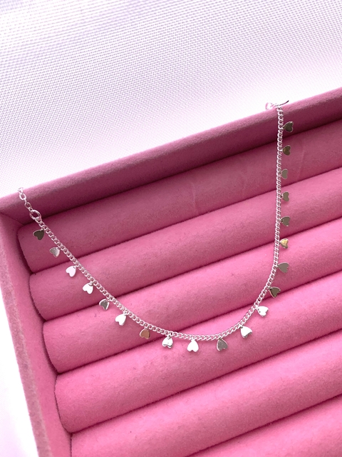 Choker corações mini