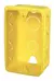 Caixa de Luz Roma 4X2 Retangular Amarela M305 - comprar online