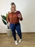 Cropped Ciganinha Canelado - comprar online